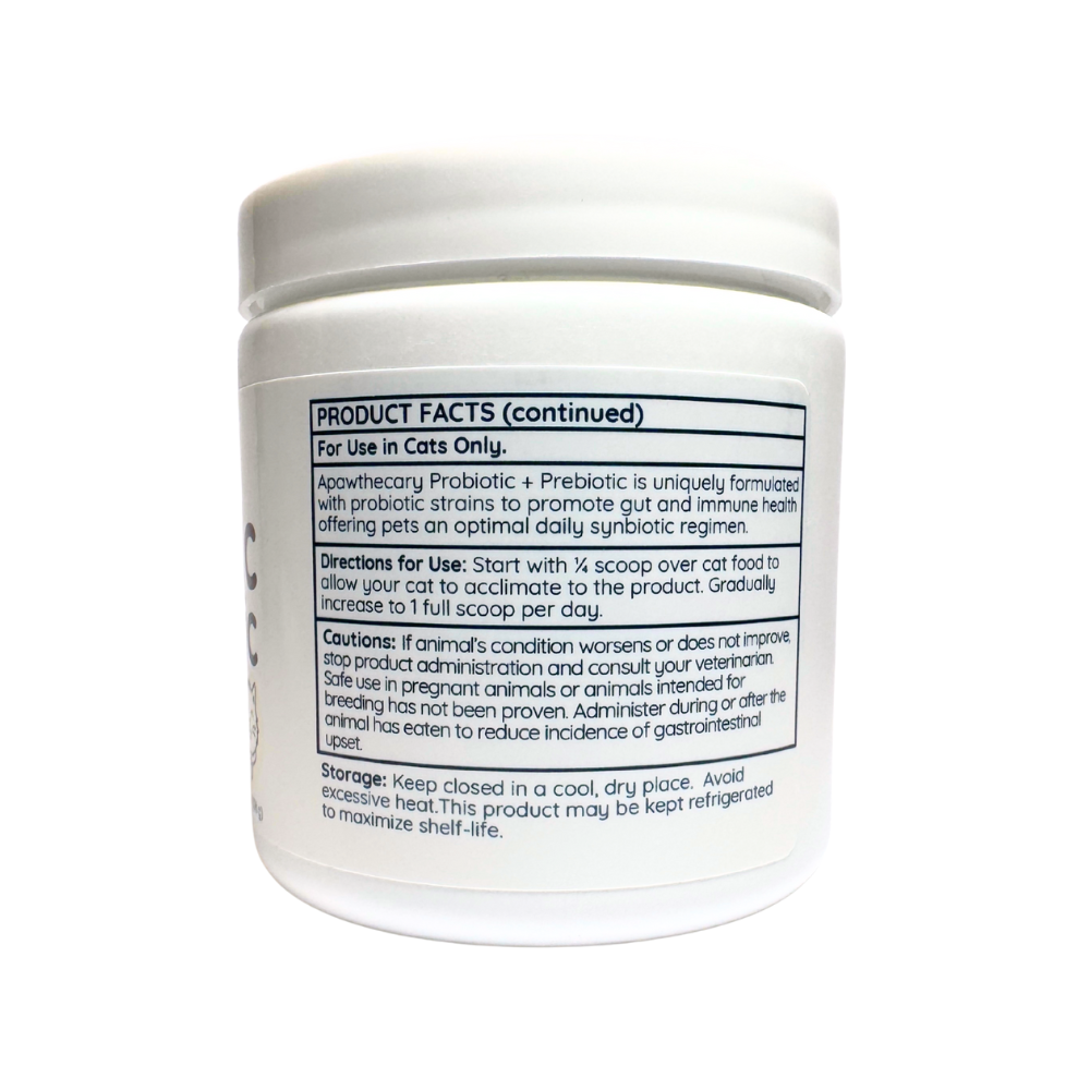 Apawthecary Probiotic and Prebiotic for Cats